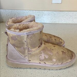 UGG Floral mini Boots